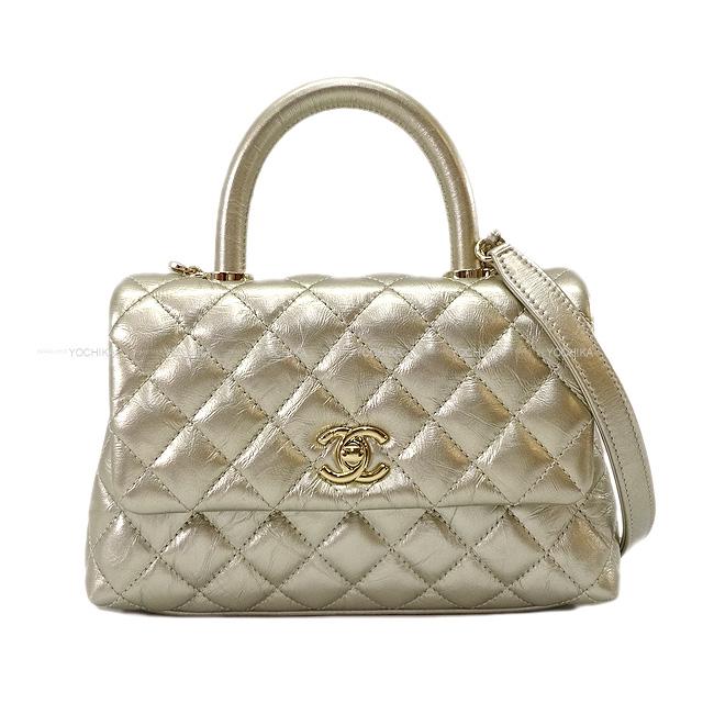 2017年新作  シャネル ココハンドル マトラッセ 2Way チェーン ショルダー バッグ 黒Xボルドー A92990 新品