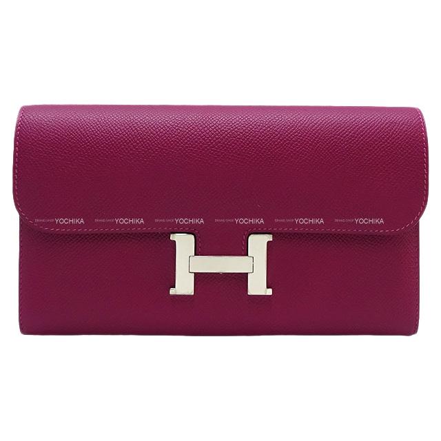 HERMES エルメス 長財布 コンスタンスロング ブルーインク エプソン シルバー金具 新品未使用