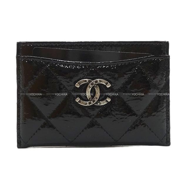 CHANEL シャネル マトラッセ ココマーク カードケース 黒(ブラック)  A48703 新品未使用