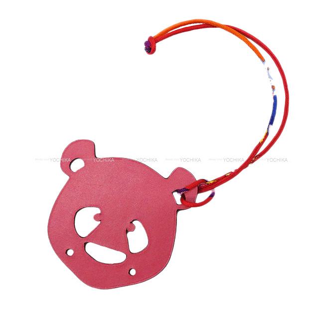 エルメス プティアッシュ バッグチャーム "パンダ" ローズアザレXショコラ トリヨン/エプソン 新品