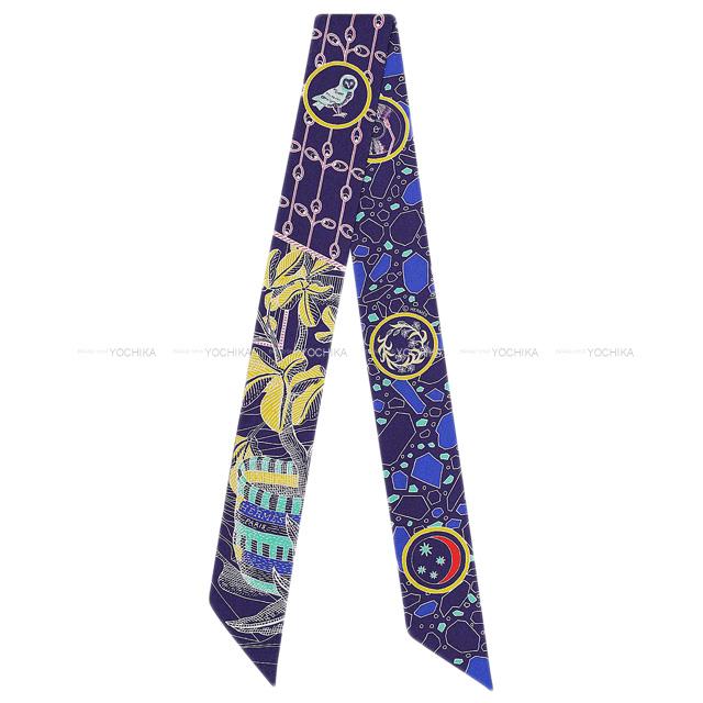 HERMES エルメス ツイリー スカーフ "アマゾンのダンス" ブルーロイヤル/ヴェール 新品