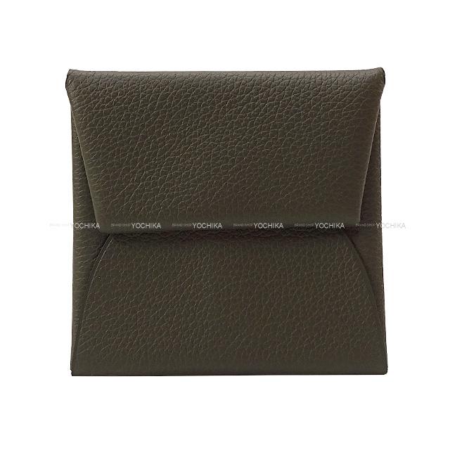 HERMES エルメス バスティア コインケース ヴェールグリス エバーカラー シルバー金具 新品