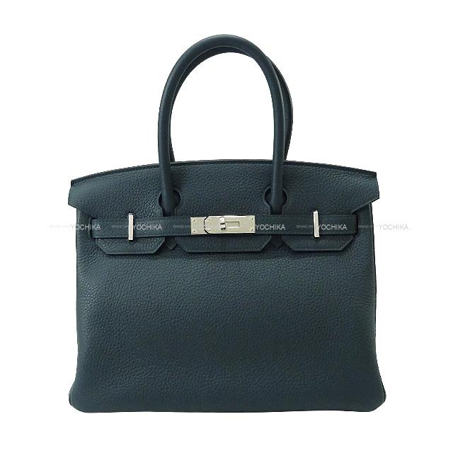 HERMES エルメス ハンドバッグ バーキン30 ヴェールシプレ(サイプレス) トリヨン シルバー金具 新品