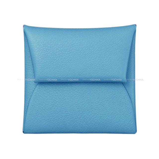 HERMES エルメス コインケース バスティア ブルーデュノー