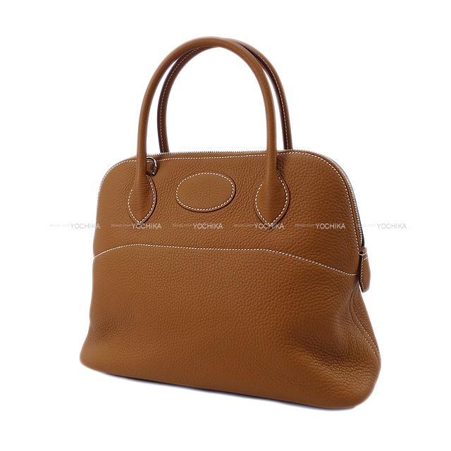 HERMES エルメス ハンドバッグ ボリード31 ゴールド トリヨン シルバー金具 新品