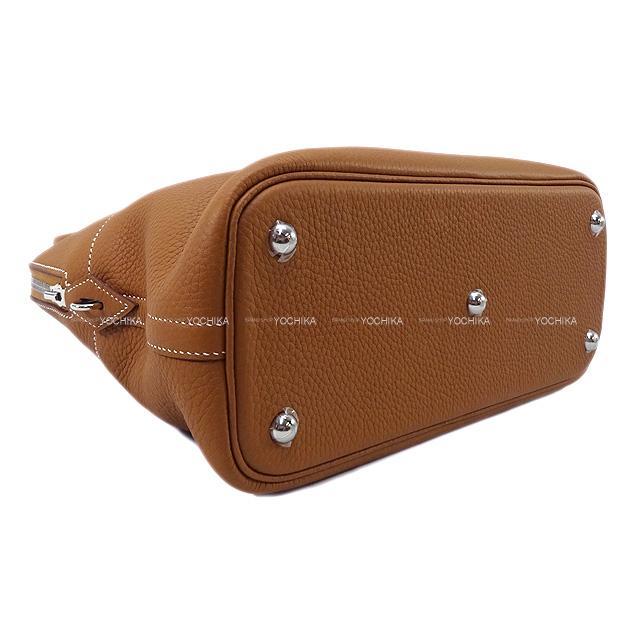 HERMES エルメス ハンドバッグ ボリード31 ゴールド トリヨン シルバー金具 新品