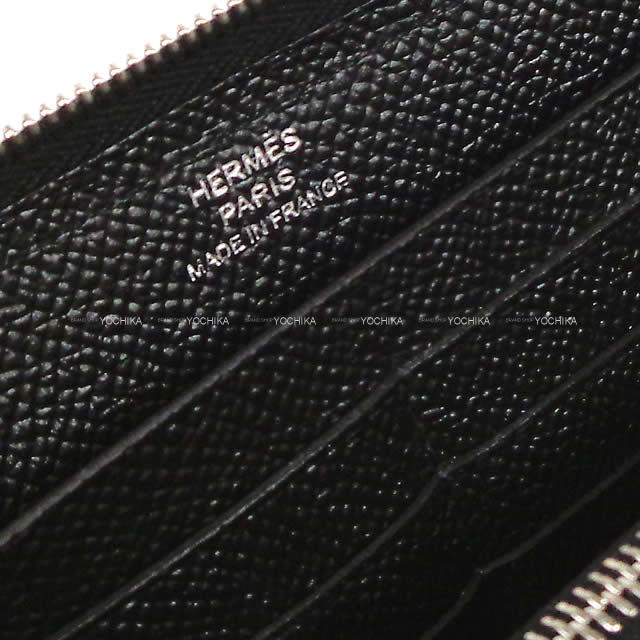 HERMES エルメス 長財布 アザップロング 黒(ブラック) エプソン