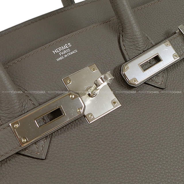 HERMES エルメス ハンドバッグ バーキン30 エタン トゴ シルバー金具 新品