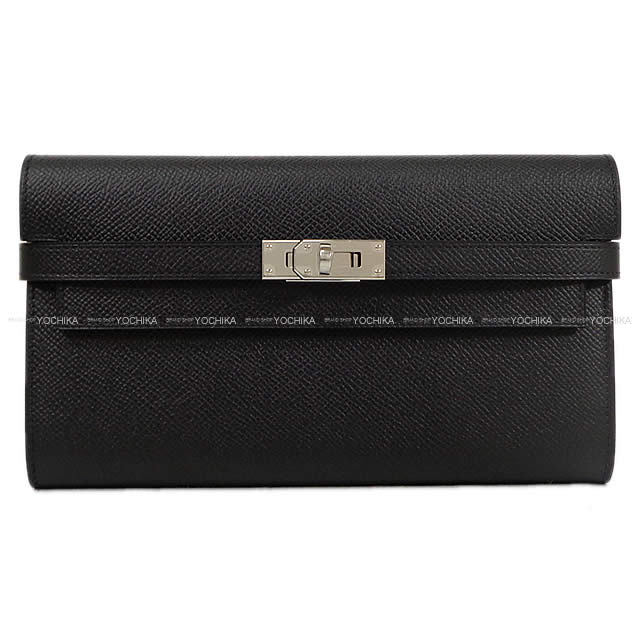 HERMES エルメス 長財布 ケリーウォレット ロング クラシック 黒