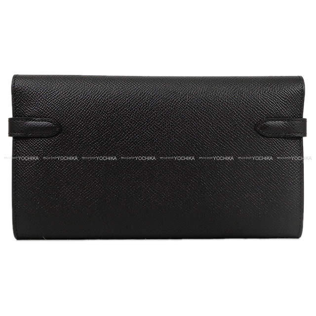 HERMES エルメス 長財布 ケリーウォレット ロング クラシック 黒