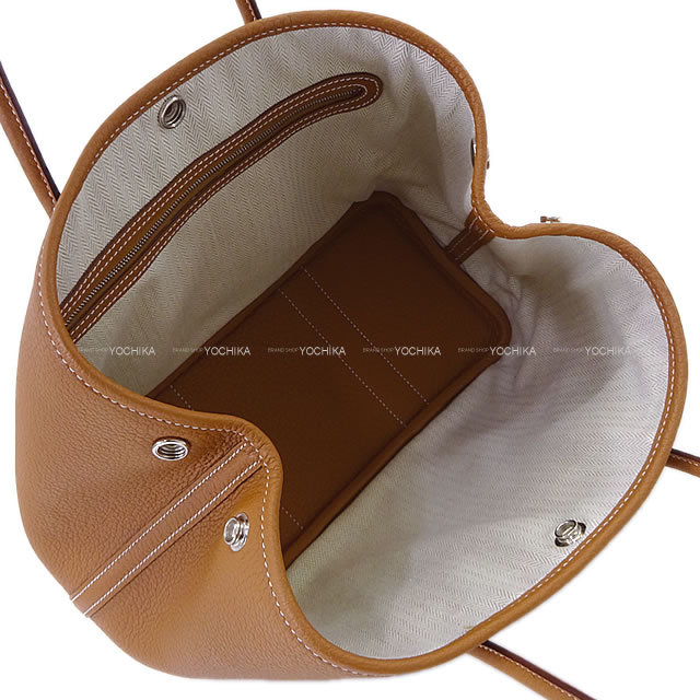 HERMES エルメス トートバッグ ガーデンパーティ 30 TPM オールレザー 