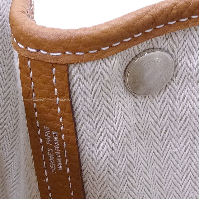 HERMES エルメス トートバッグ ガーデンパーティ 30 TPM オールレザー 
