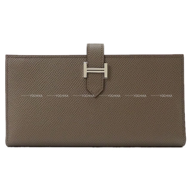 HERMES エルメス 財布 ベアンスフレ エタン エプソン シルバー金具 新品