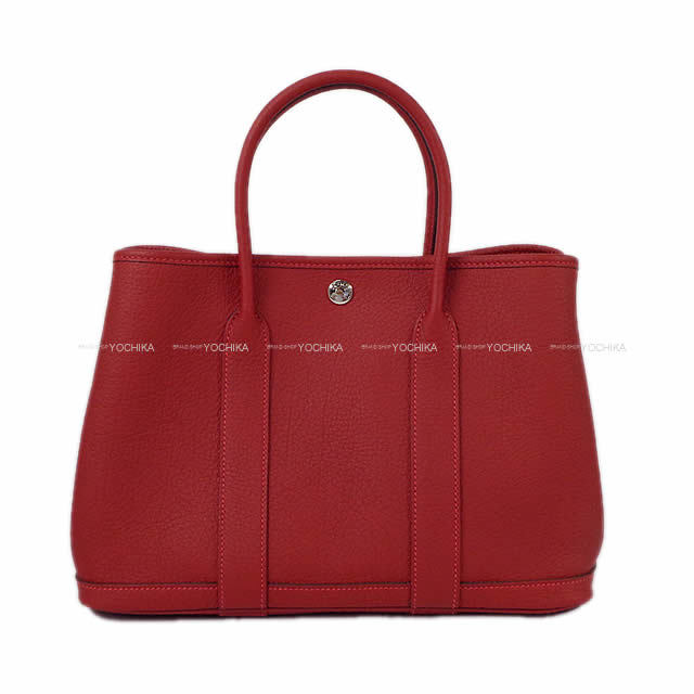 HERMES エルメス ハンドバッグ ガーデンパーティ 30 TPM ルージュピマン ネゴンダ 新品未使用