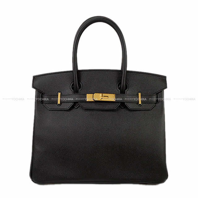 HERMES エルメス ハンドバッグ バーキン30 黒(ブラック) エプソン ゴールド金具 新品