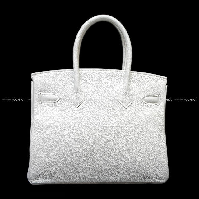 HERMES エルメス バーキン30 白 ホワイト トリヨン シルバー金具 新品
