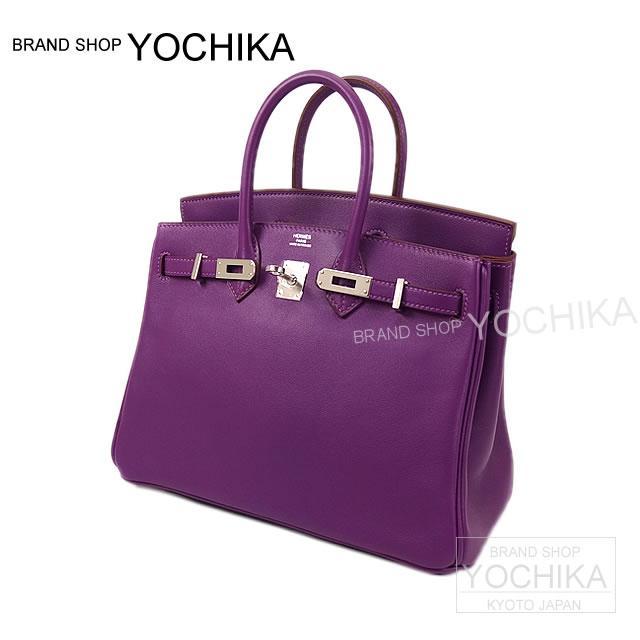 HERMES エルメス バッグ バーキン25 アネモネ スイフト シルバー金具 新品