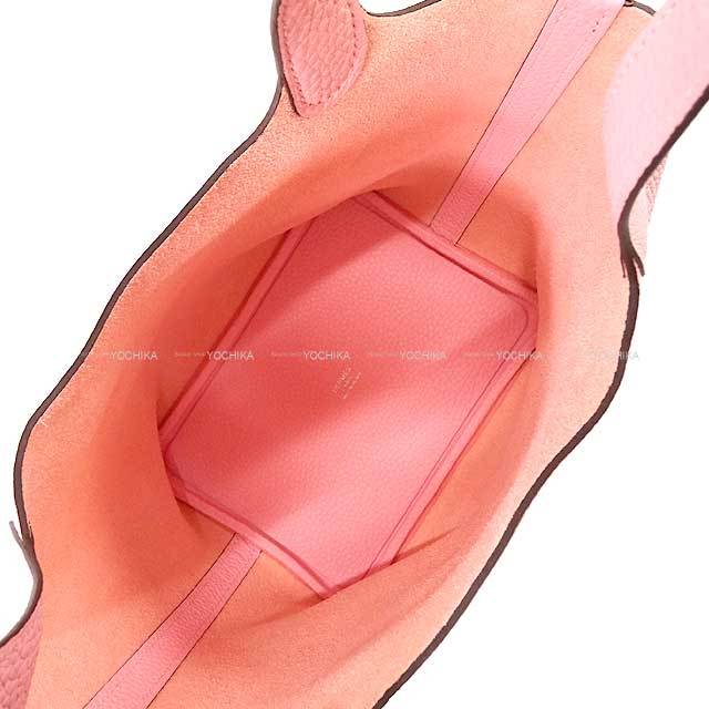 HERMES エルメス ハンドバッグ ピコタンロック 18 PM ローズサクラ