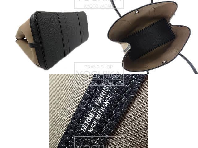 HERMES エルメス ガーデンパーティ 36 PM バッグ エトープX黒(ブラック ...