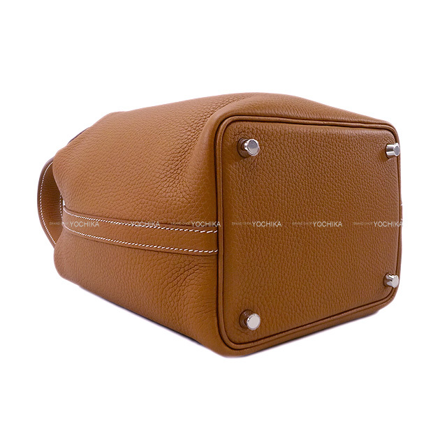HERMES エルメス ハンドバッグ ピコタンロック 18 PM ゴールド