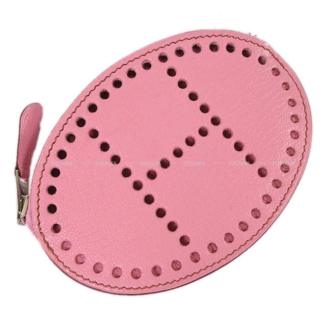 HERMES エルメス エヴリン エブリン コインケース ピンク シェーブル  