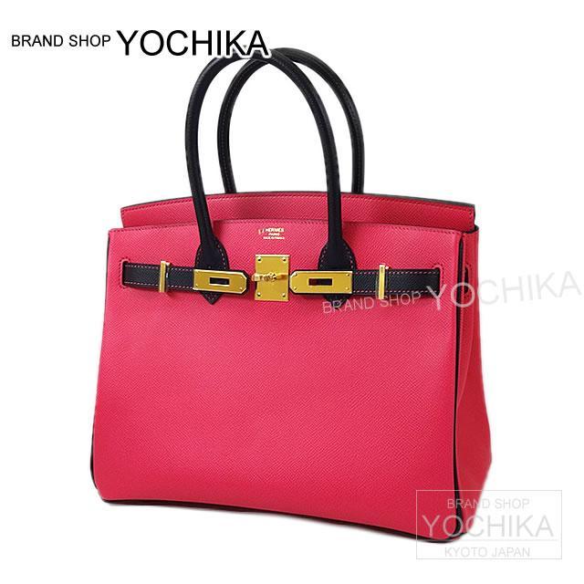 HERMES エルメス バーキン30 スペシャルオーダー ローズティリアンX黒 エプソン ゴールド金具 新品