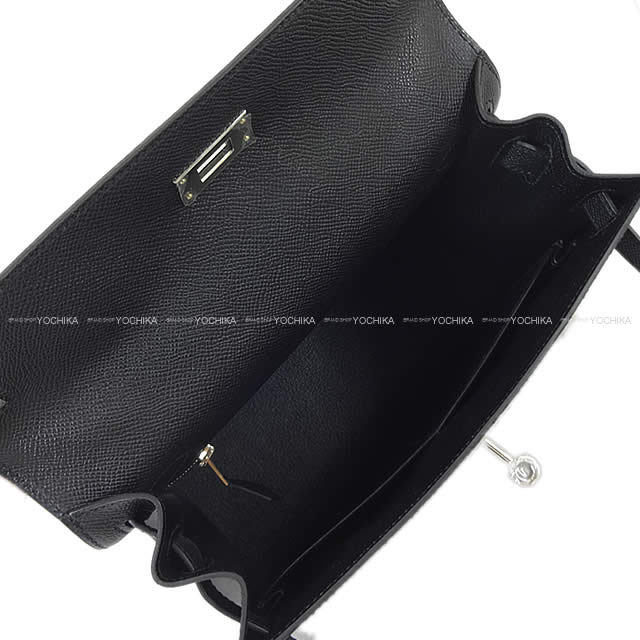 HERMES ブラック ショルダーバッグ 保存袋付き 恵比寿明治通り店】HERMES エルメス ショルダーバッグ ケリー28