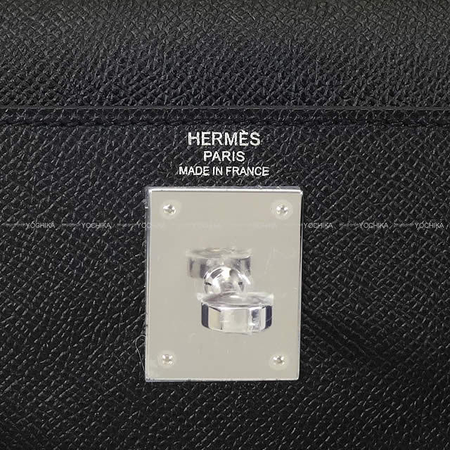 HERMES エルメス ショルダーバッグ ケリー28 黒 (ブラック