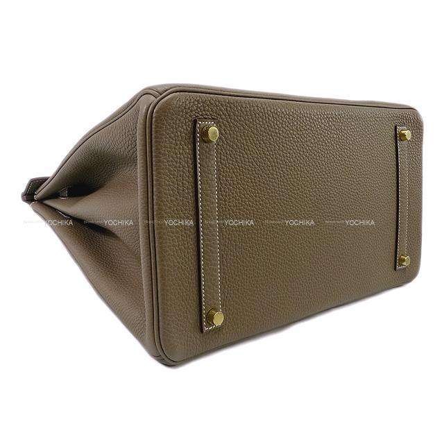 HERMES エルメス ハンドバッグ バーキン35 エトープ(エトゥープ) トリヨン ゴールド金具 新品