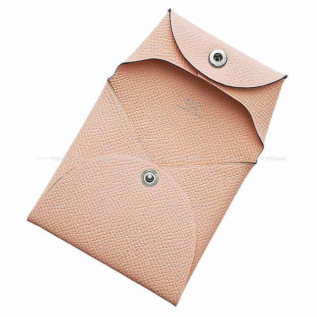 HERMES エルメス コインケース バスティア ローズエグランタイン  