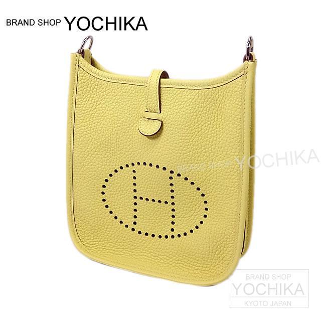 HERMES エルメス ショルダーバッグ ミニ エブリン エヴリン 16 TPM アマゾン ジョーヌプッサンXクレ 新品