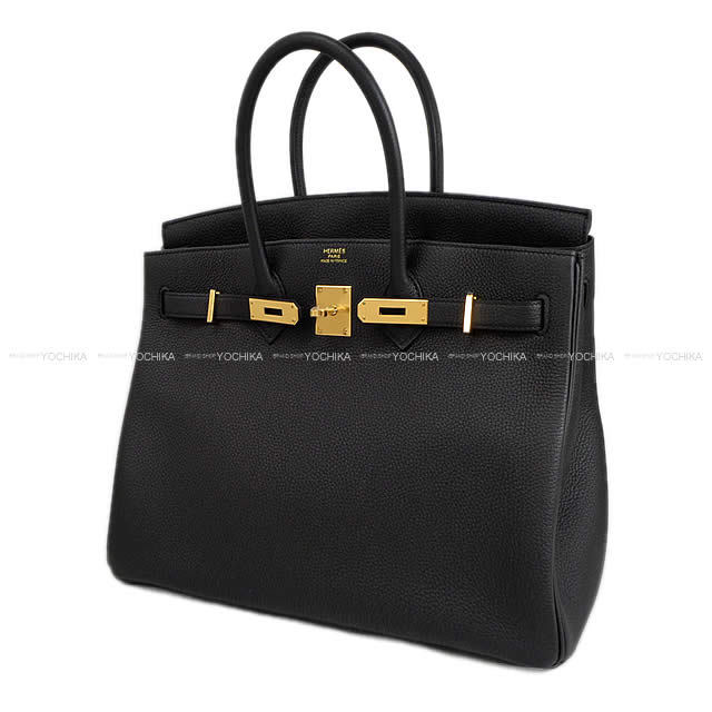 HERMES エルメス ハンドバッグ バーキン35 黒 (ブラック) トゴ