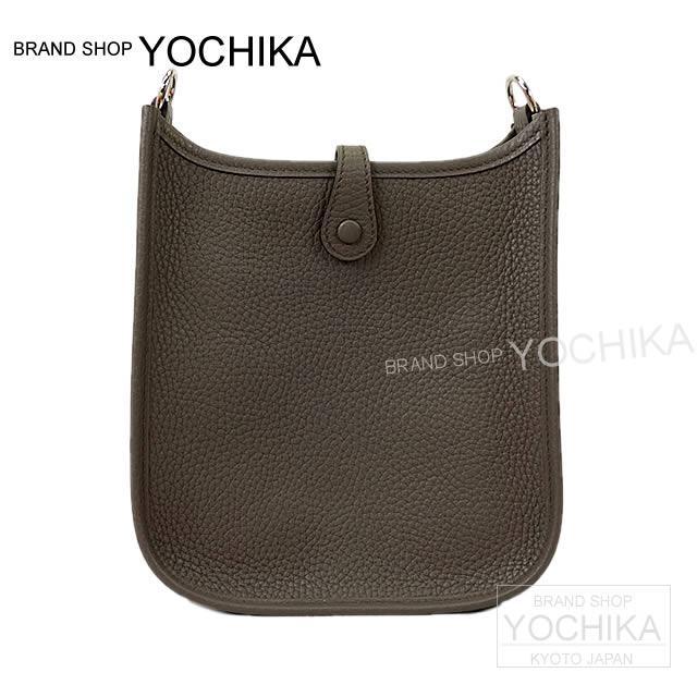HERMES エルメス ショルダーバッグ エヴリン TPM アマゾン エタンXルージュカザック トリヨン シルバー金具 新品
