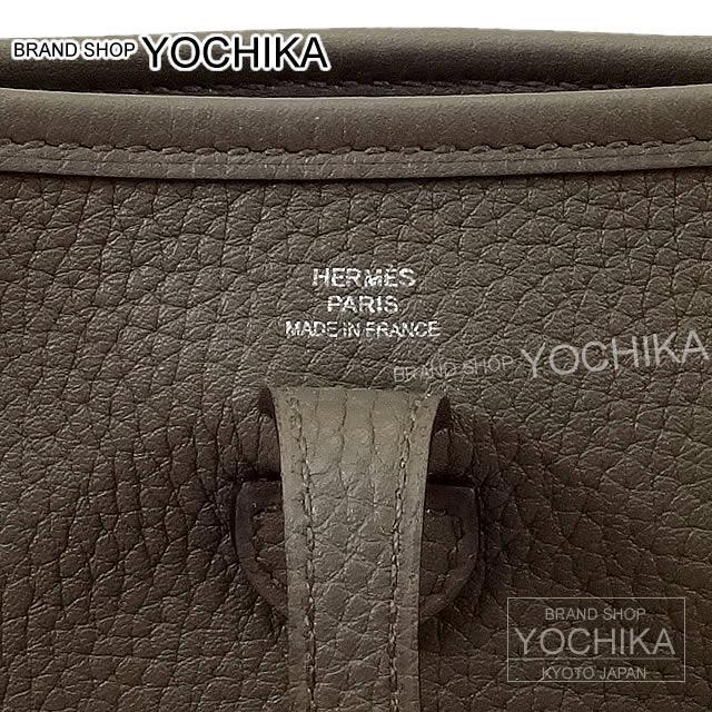HERMES エルメス ショルダーバッグ エヴリン TPM アマゾン エタンXルージュカザック トリヨン シルバー金具 新品