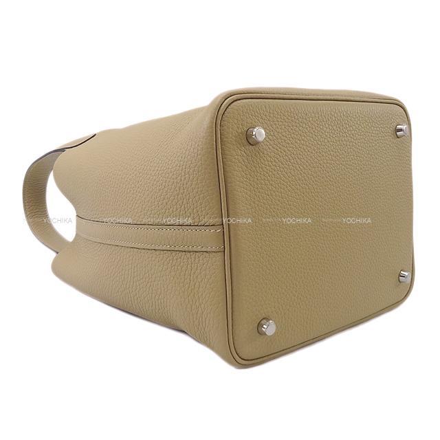 HERMES エルメス ハンドバッグ ピコタンロック 22 MM トレンチ トリヨン シルバー金具 新品