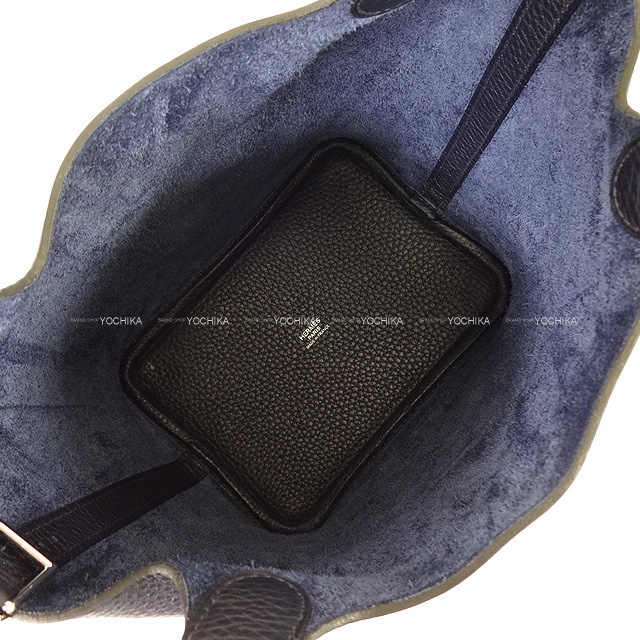 【新品未使用】エルメス ピコタンロック18 PM ブルーパール×シルバー W刻印 HERMES エルメス ハンドバッグ ピコタンロック 18 PM ブルー