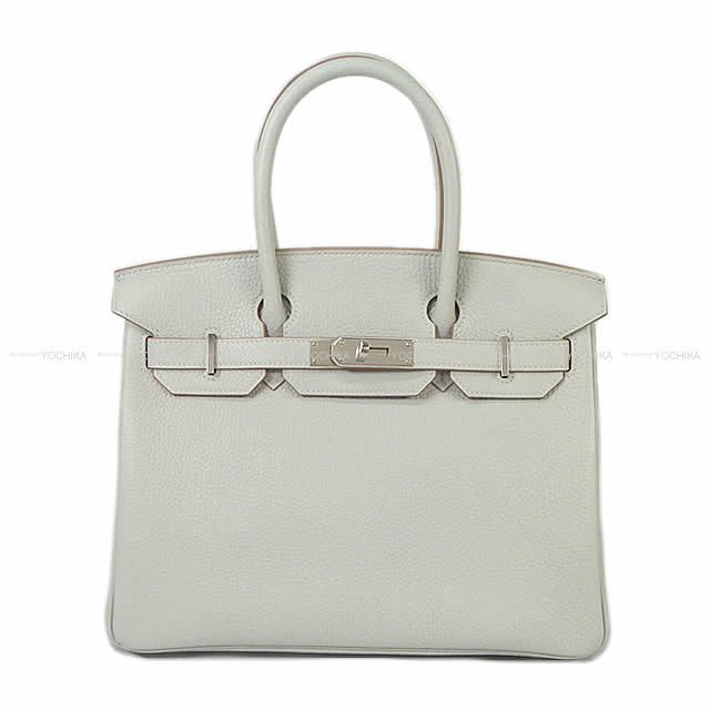 HERMES エルメス ハンドバッグ バーキン30 グリスパール(パールグレー) トリヨン シルバー金具 新品