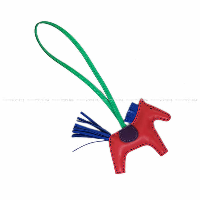 HERMES エルメス バッグチャーム レインボー リバーシブル  