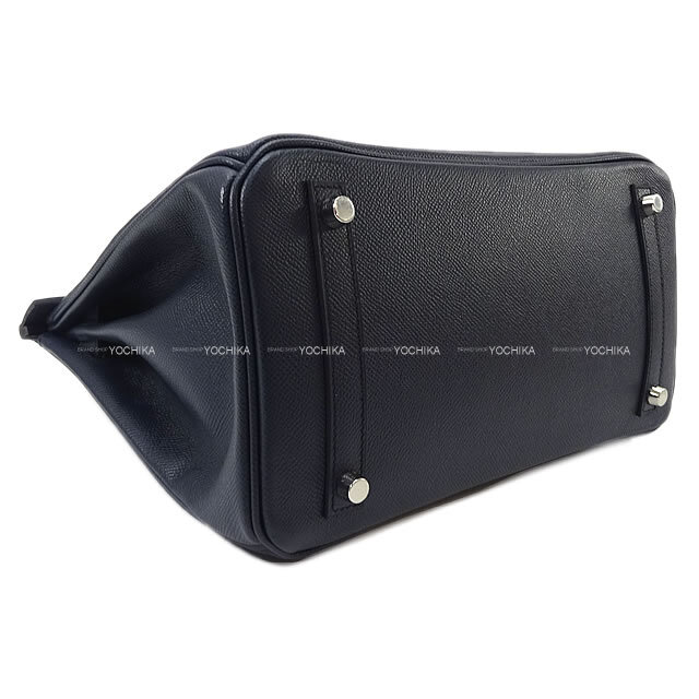 HERMES エルメス ハンドバッグ バーキン30 ブルーインディゴ エプソン