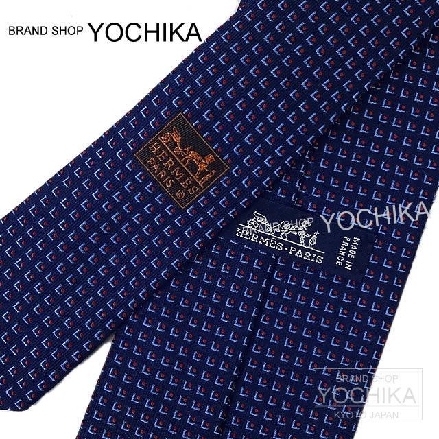 2017春夏 新作 HERMES エルメス ネクタイ "AU COIN!" マリンXルージュXシエル シルク100% 新品