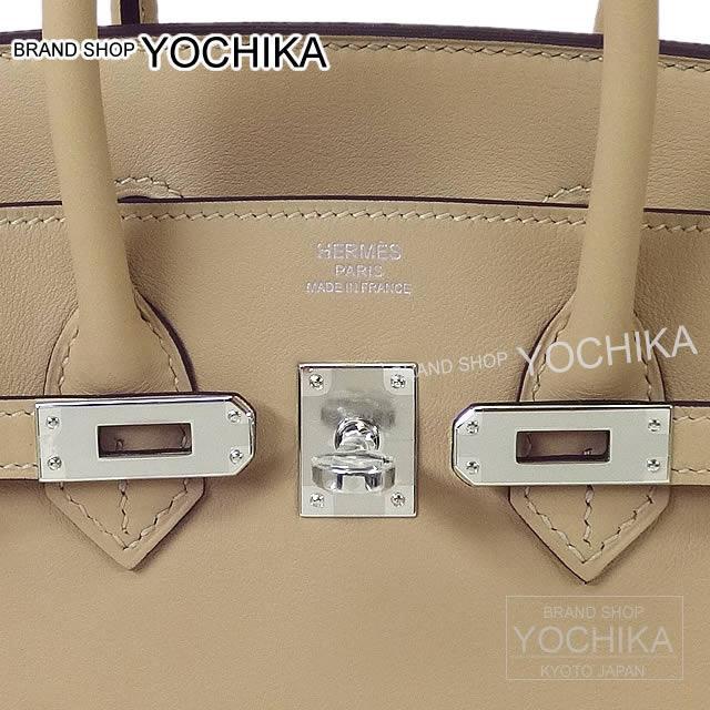 HERMES エルメス ハンドバッグ バーキン25 トレンチ スイフト シルバー金具 新品未使用