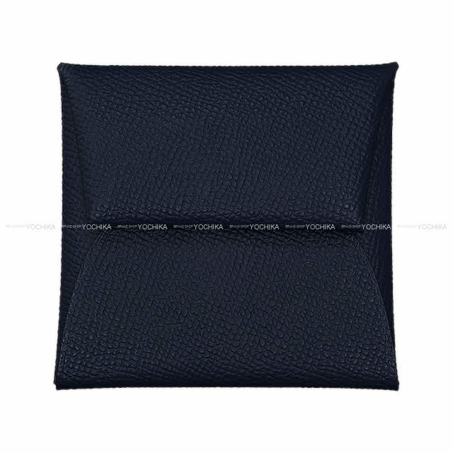 HERMES エルメス コインケース バスティア ブルーインディゴ エプソン C刻印 新品
