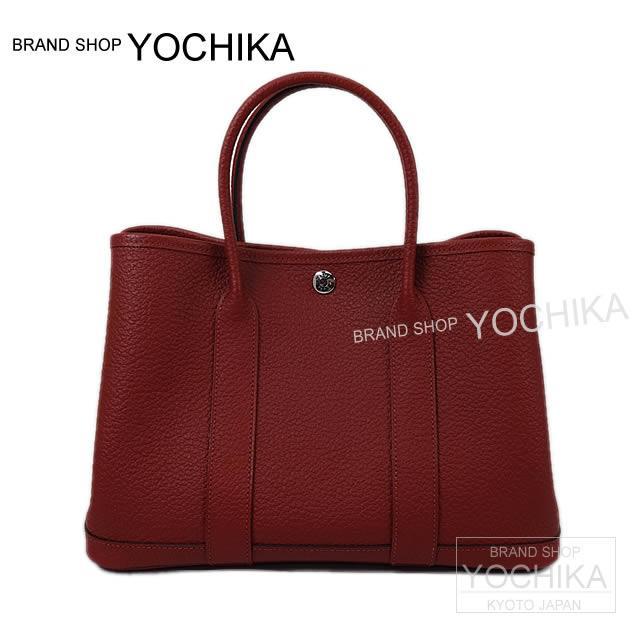 HERMES エルメス ハンドバッグ ガーデンパーティ 30 TPM ルージュグレナ ヴァッシュカントリー 新品