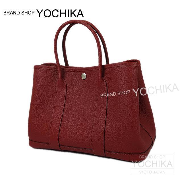HERMES エルメス ハンドバッグ ガーデンパーティ 30 TPM ルージュグレナ ヴァッシュカントリー 新品