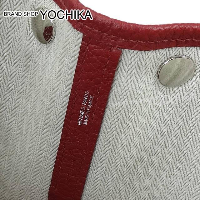 HERMES エルメス ハンドバッグ ガーデンパーティ 30 TPM ルージュグレナ ヴァッシュカントリー 新品