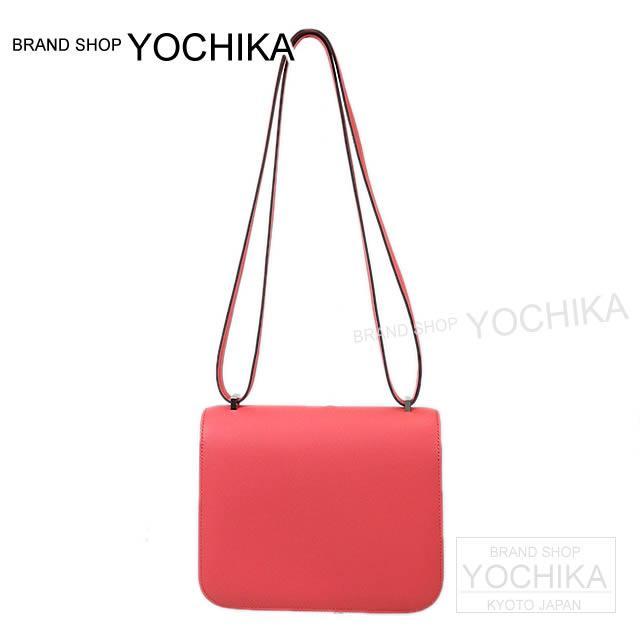 HERMES エルメス ショルダーバッグ コンスタンス3 ミニ 18 ローズアザレ スイフト シルバー金具 新品