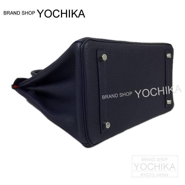 HERMES エルメス ハンドバッグ バーキン30 ヴェルソ ブルーニュイX