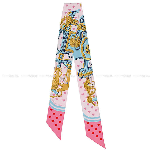 HERMES エルメス スカーフ ツイリー ブリッド・ドゥ・ガラ・ラヴ  