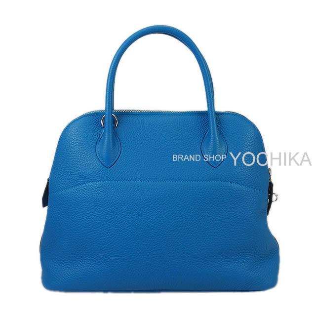 HERMES エルメス ハンドバッグ ボリード31 ブルーザンジバル(ザンジバールブルー) トリヨン シルバー金具 新品