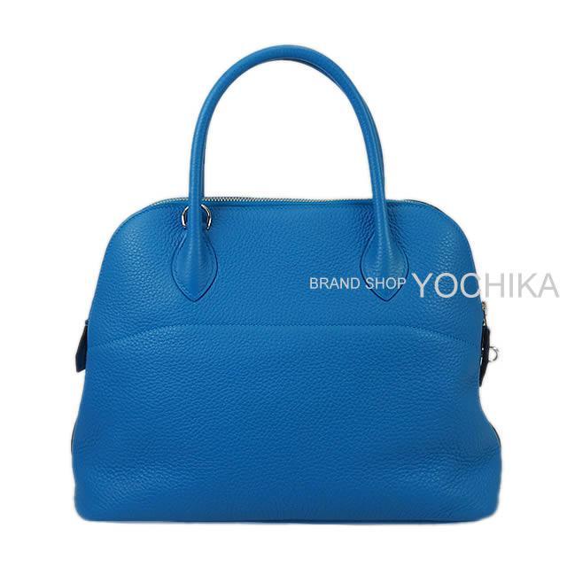 HERMES エルメス ハンドバッグ ボリード31 ブルーザンジバル(ザンジバールブルー) トリヨン シルバー金具 新品